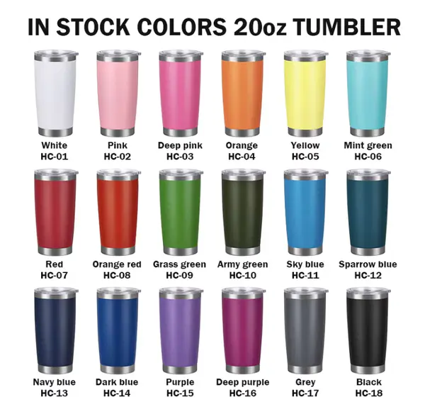 Custom logo 20oz Stainless Steel Travel Coffee Mug Double Wall Regular Vacuum