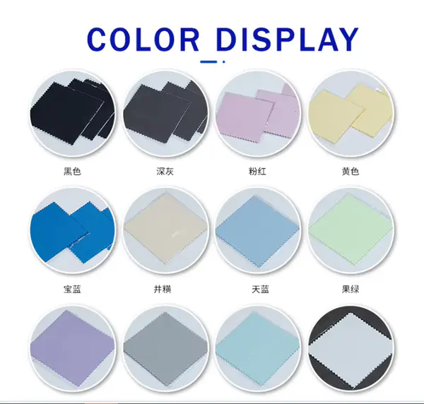 Jewelry Cleaning Cloth Soft Microfiber Jewelry Cloth Custom Debossed Logo Silver Polishing Cloth