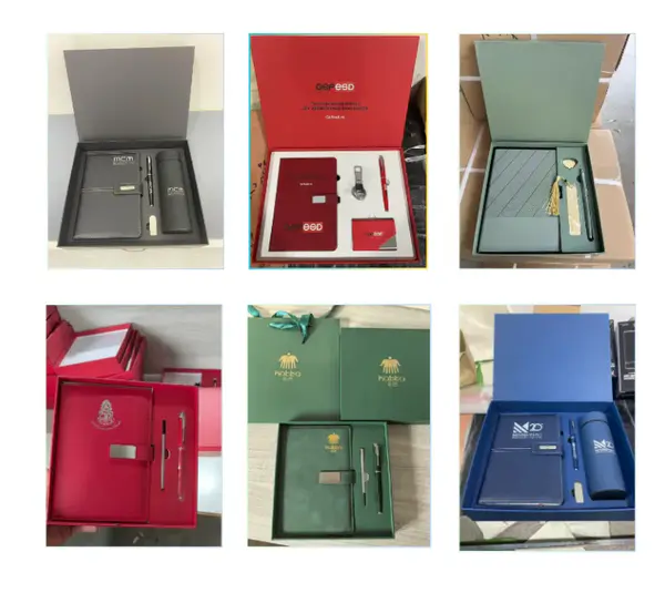 Leather Notebook Pen Set