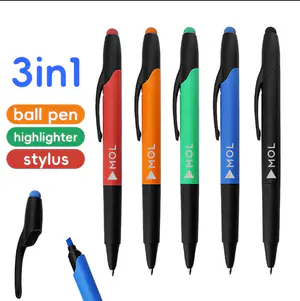 3in 1 Multi Colo touch screen pen
