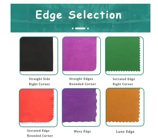 Jewelry Cleaning Cloth Soft Microfiber Jewelry Cloth Custom Debossed Logo Silver Polishing Cloth