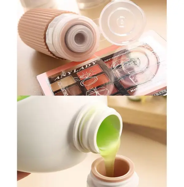 BPA-Free 3oz 90ml Silicone Squeeze Bottles