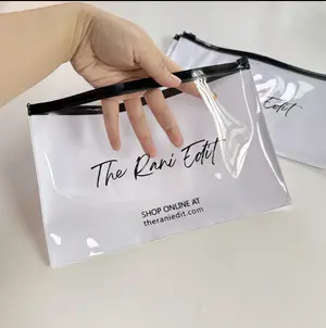 Custom Logo High Quality Plastic Bag Clothes Makeup Packaging Bags