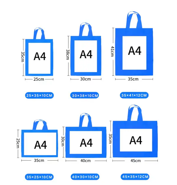 Tote Bag PP Non Woven Vest Shopping Bag With Logos for Shopping Supermarket