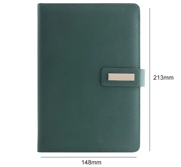 Custom Logo Leather Notebook Pen Set Promotional Company Gift with Box and Bag